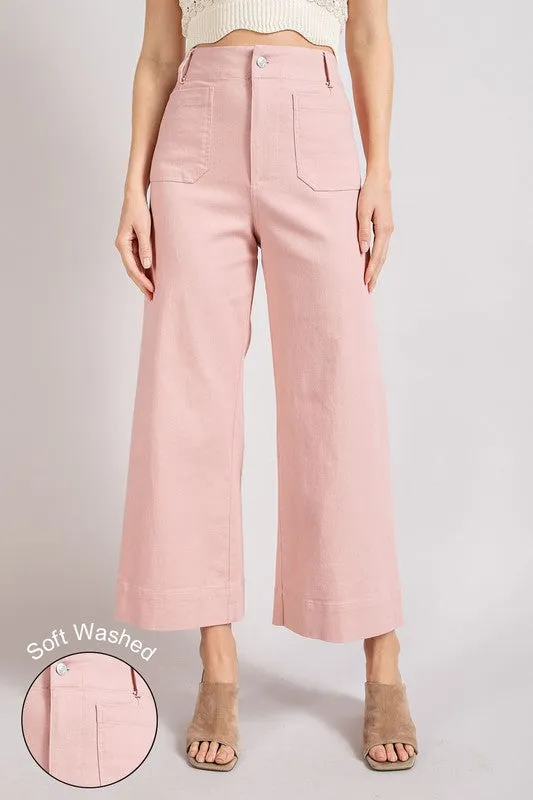 Ada Soft Washed Wide Leg Pants