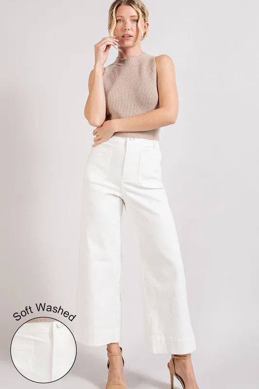 Ada Soft Washed Wide Leg Pants