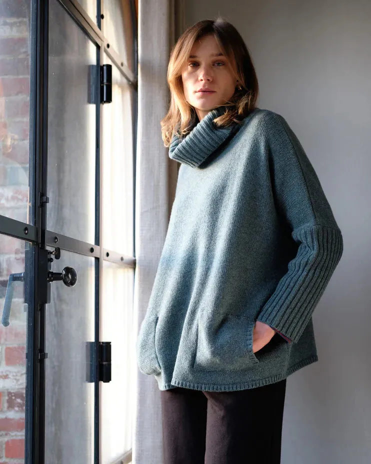 Adela Wool Sweater - Caspian