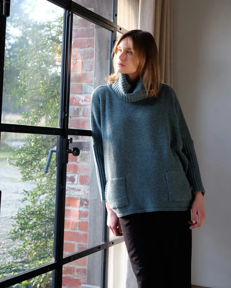 Adela Wool Sweater - Caspian