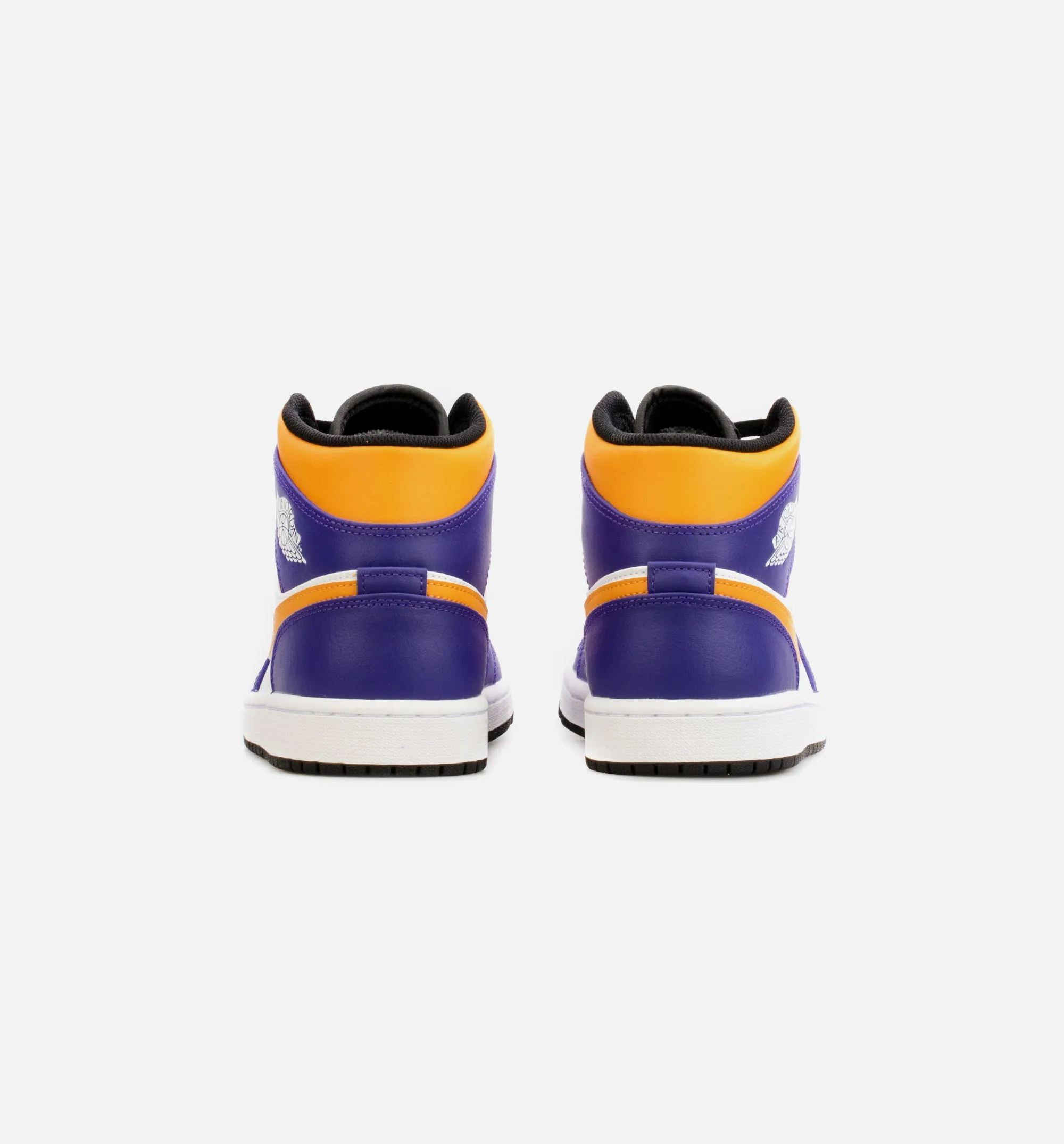 Air Jordan 1 Mid Mens Lifestyle Shoe - Yellow/Purple