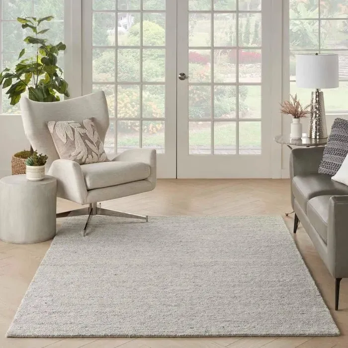 Alanna ALN01 Silver Rug