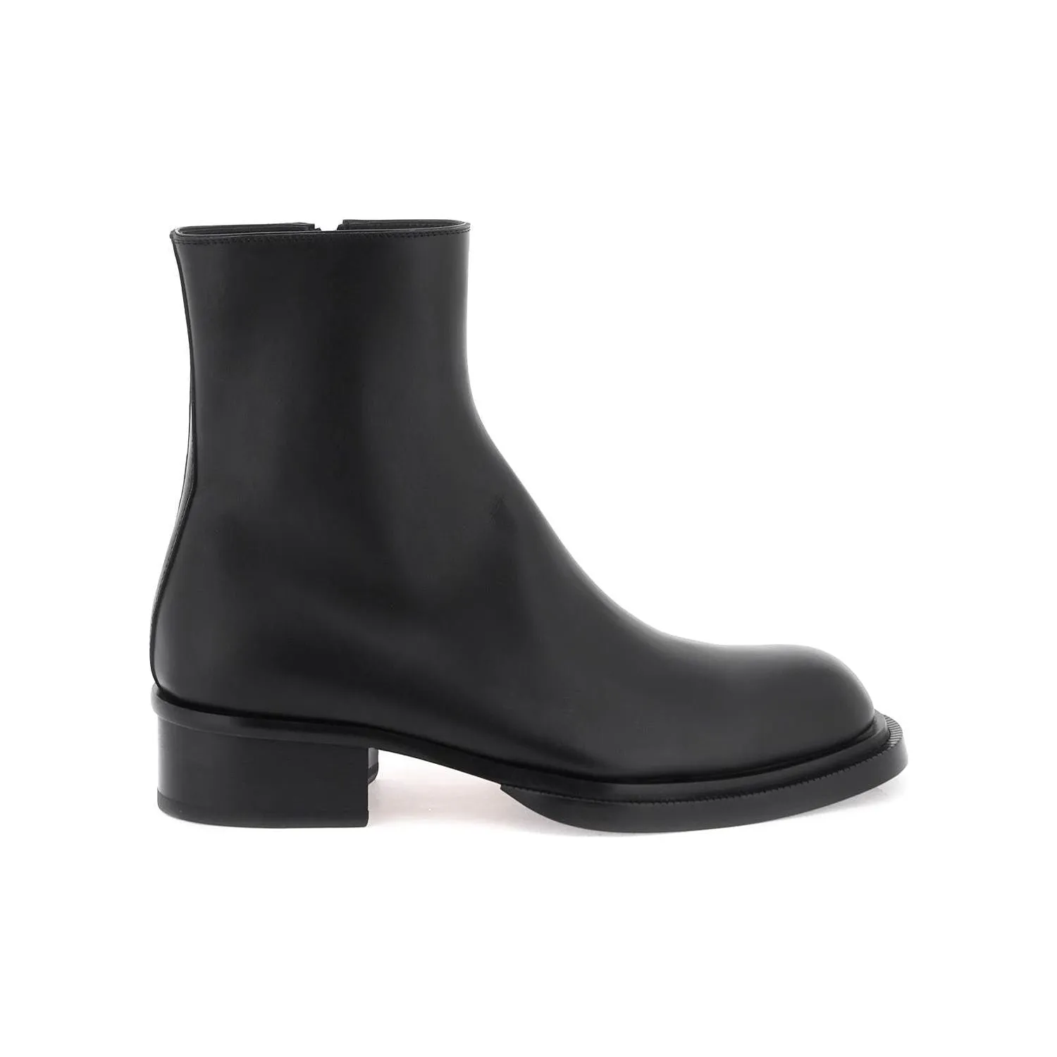 Alexander Mcqueen cuban stack ankle boots