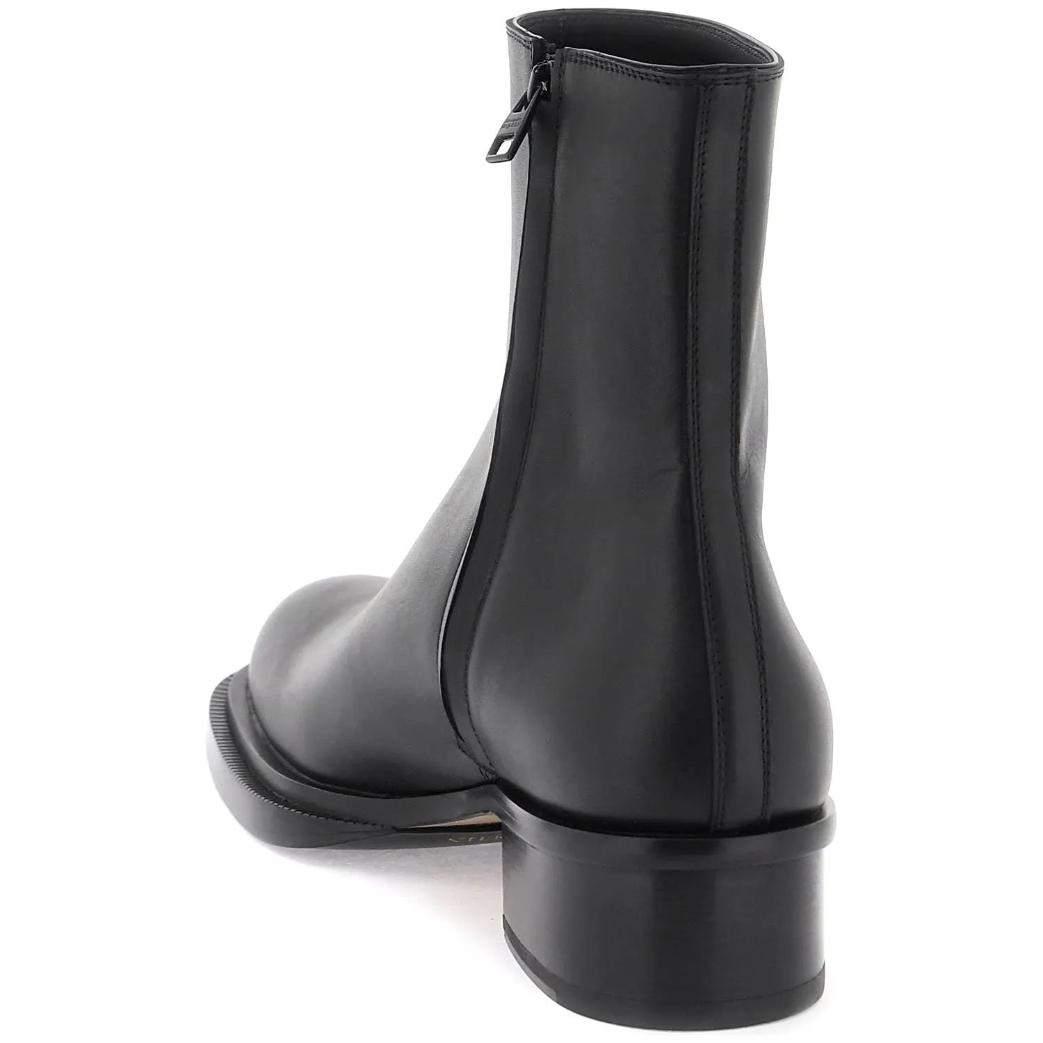 Alexander Mcqueen cuban stack ankle boots