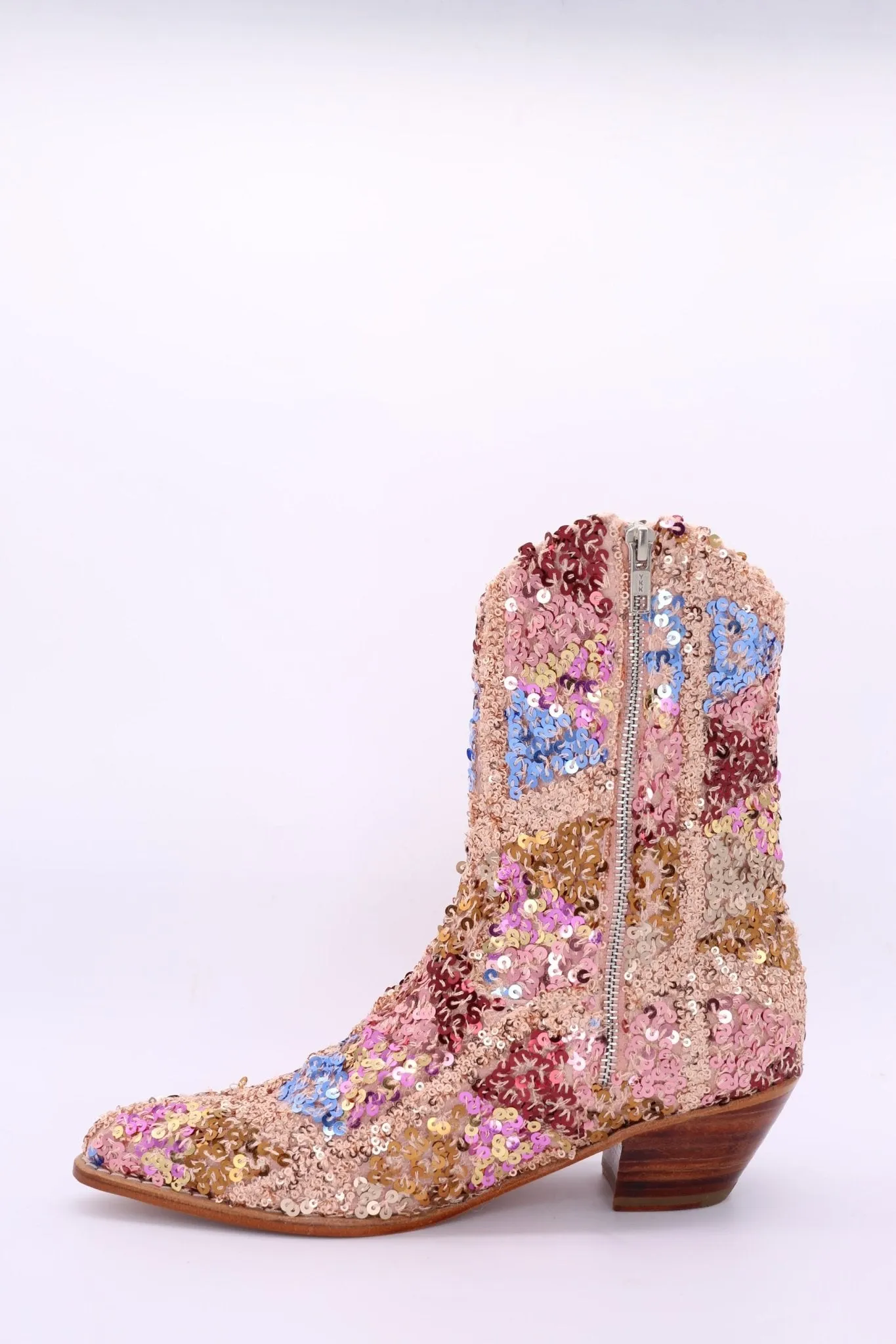 ASTERIA SEQUIN ANKLE BOOTS X FREE PEOPLE