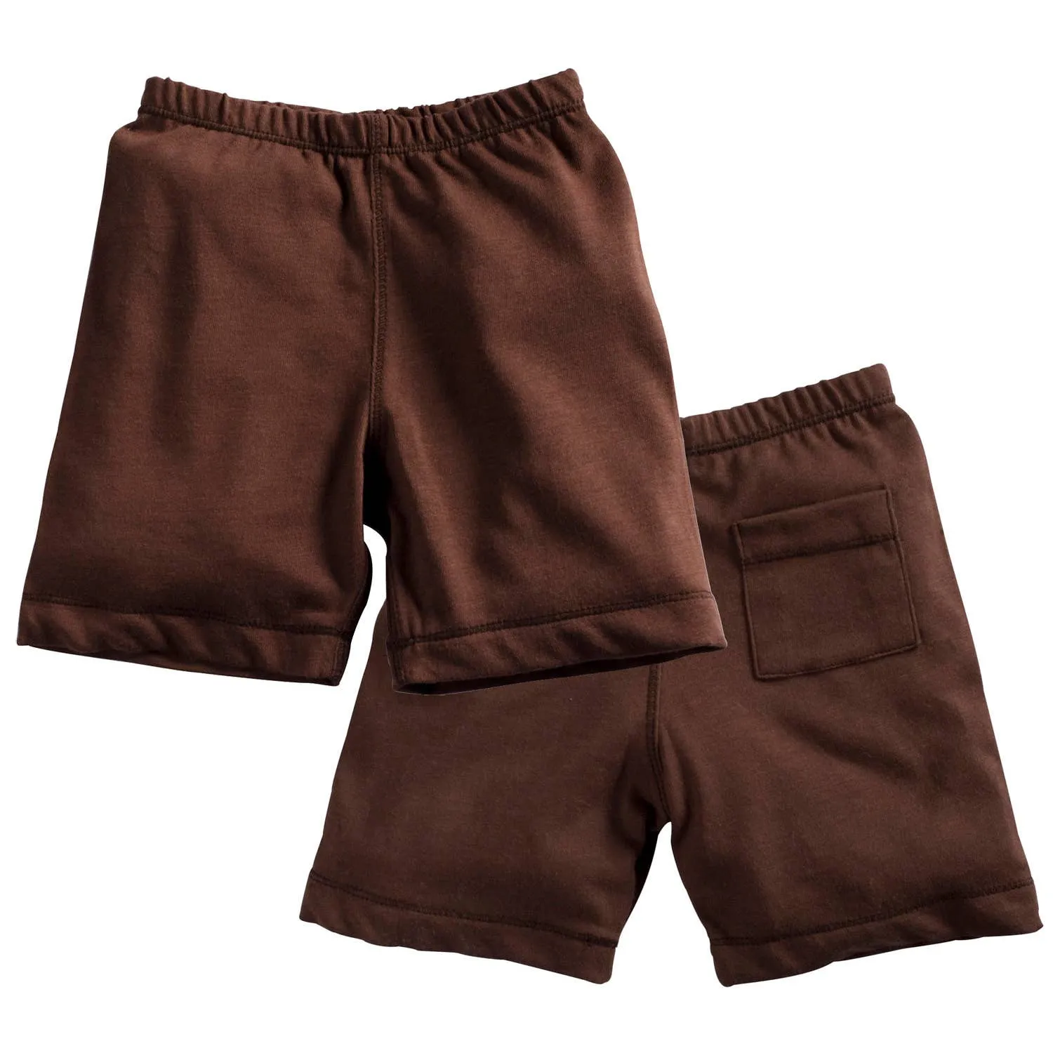 babysoy Inc - Basic Comfy Shorts - Chocolate