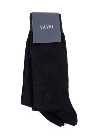 Basic Black Bamboo Socks