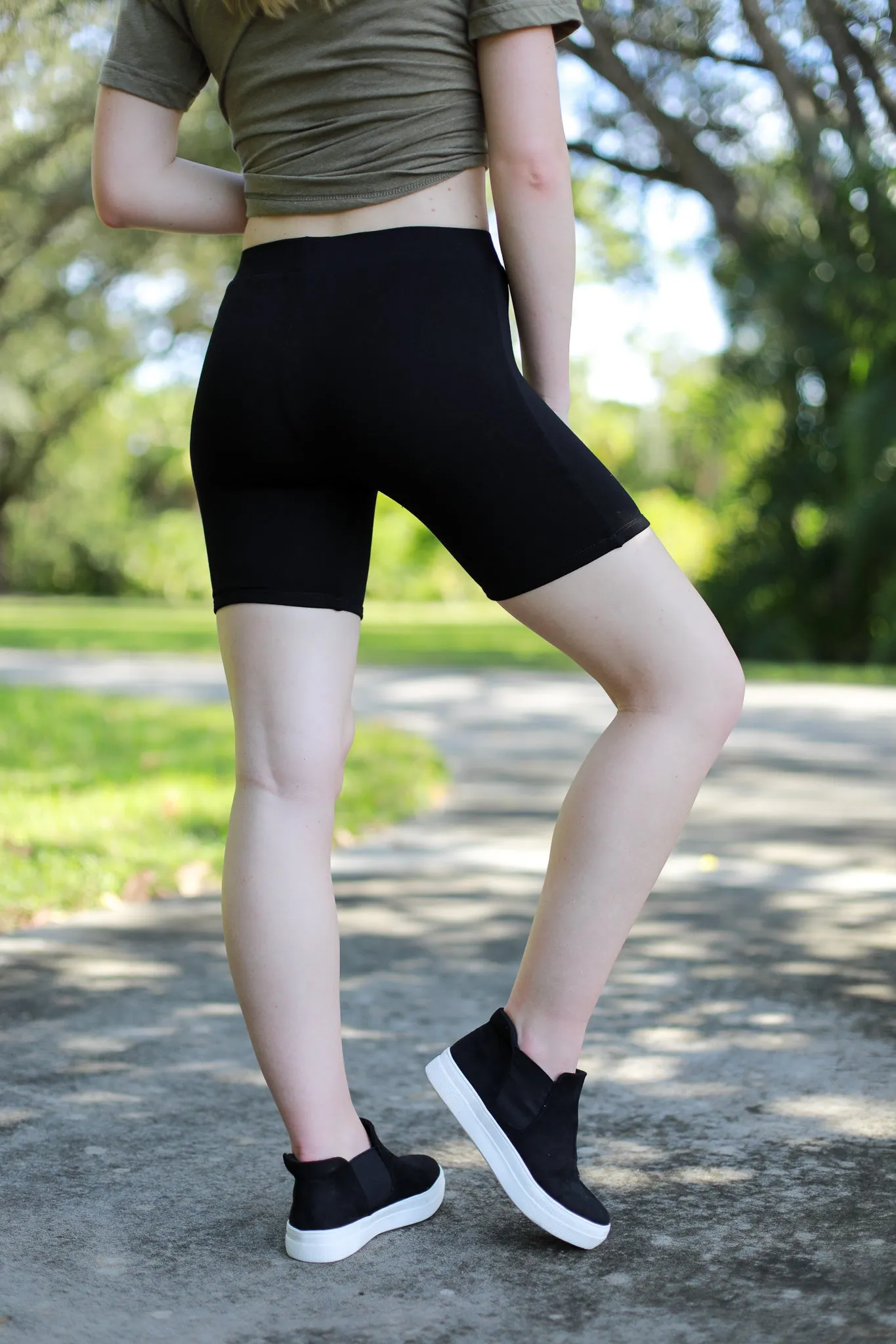 Basic Black Bike Shorts