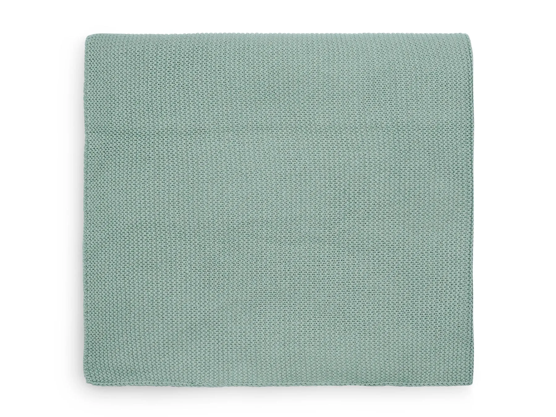 Blanket Cot 100x150cm Basic Knit - Forest Green