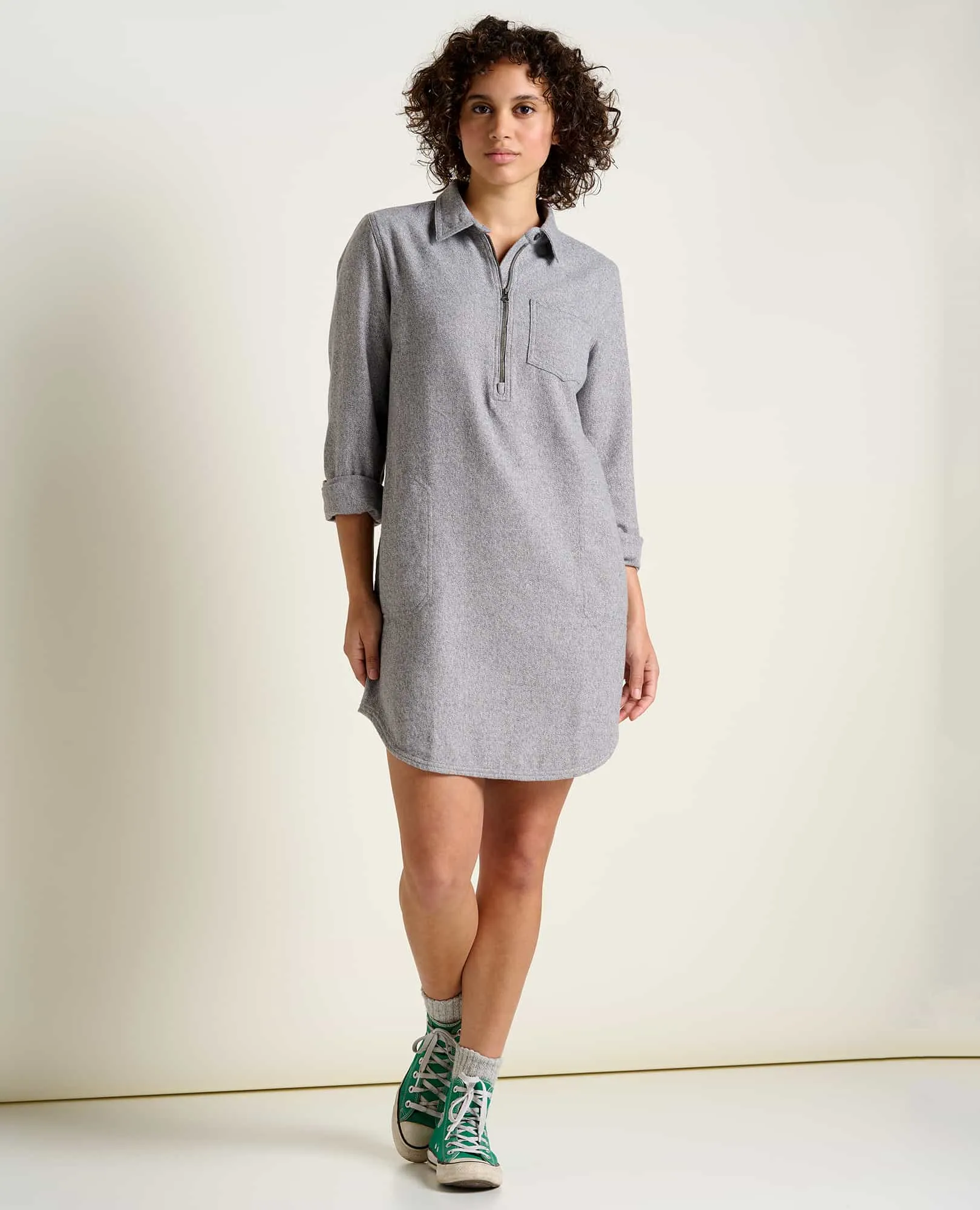 Bodie Quarter Zip Dress