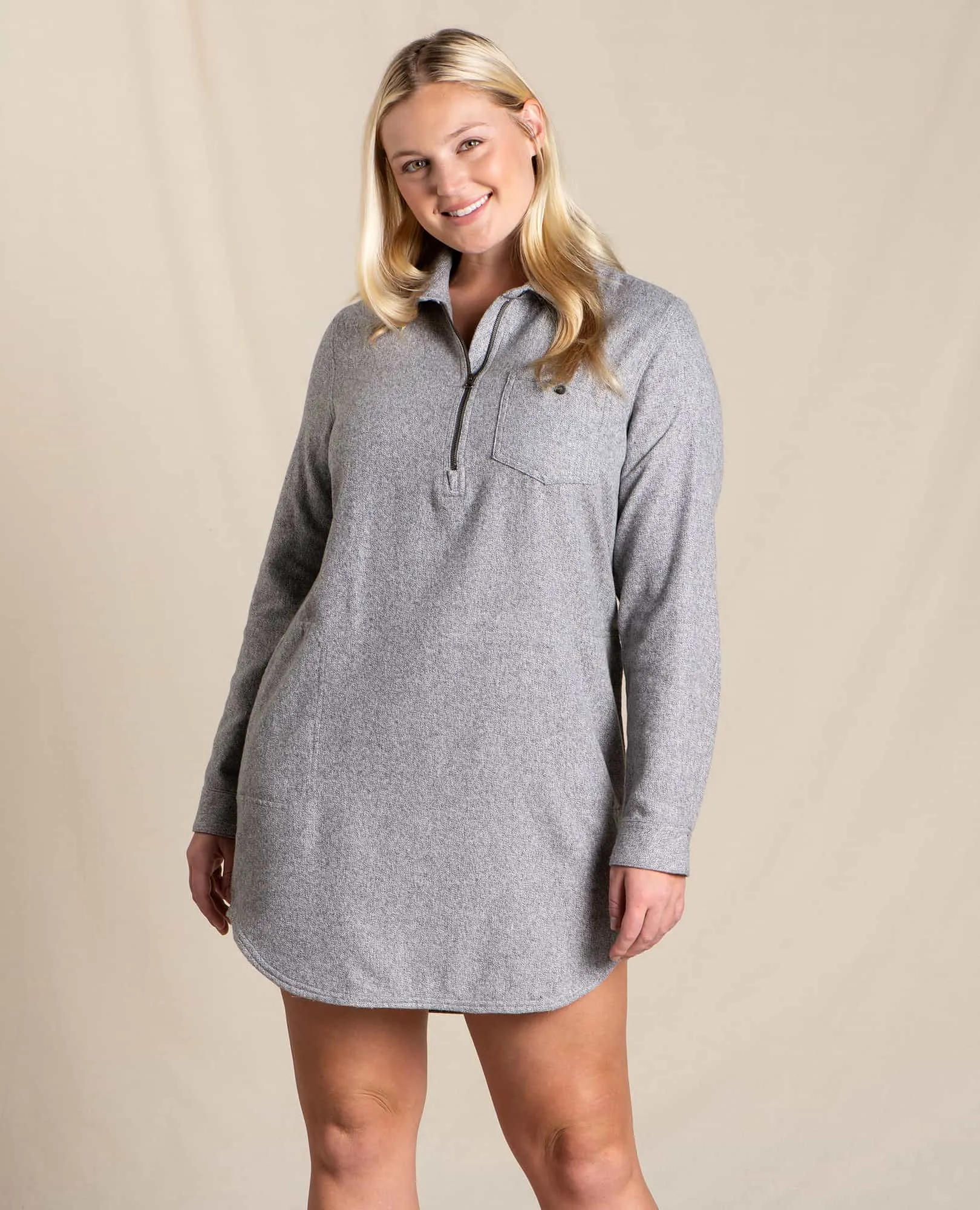 Bodie Quarter Zip Dress