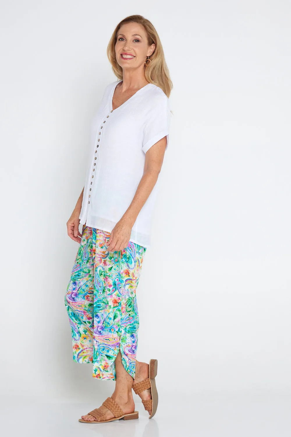 Cartia Pants - Tropical Paisley