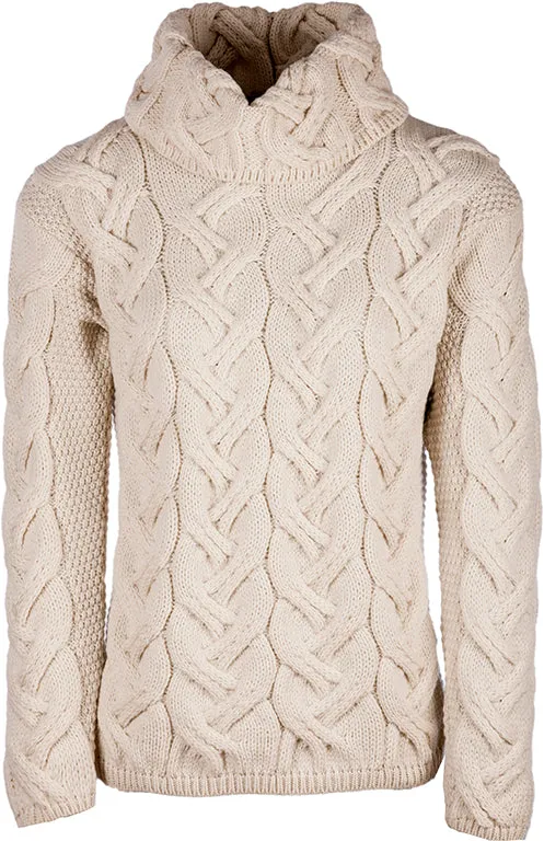 Chunky Cable Cowl Sweater