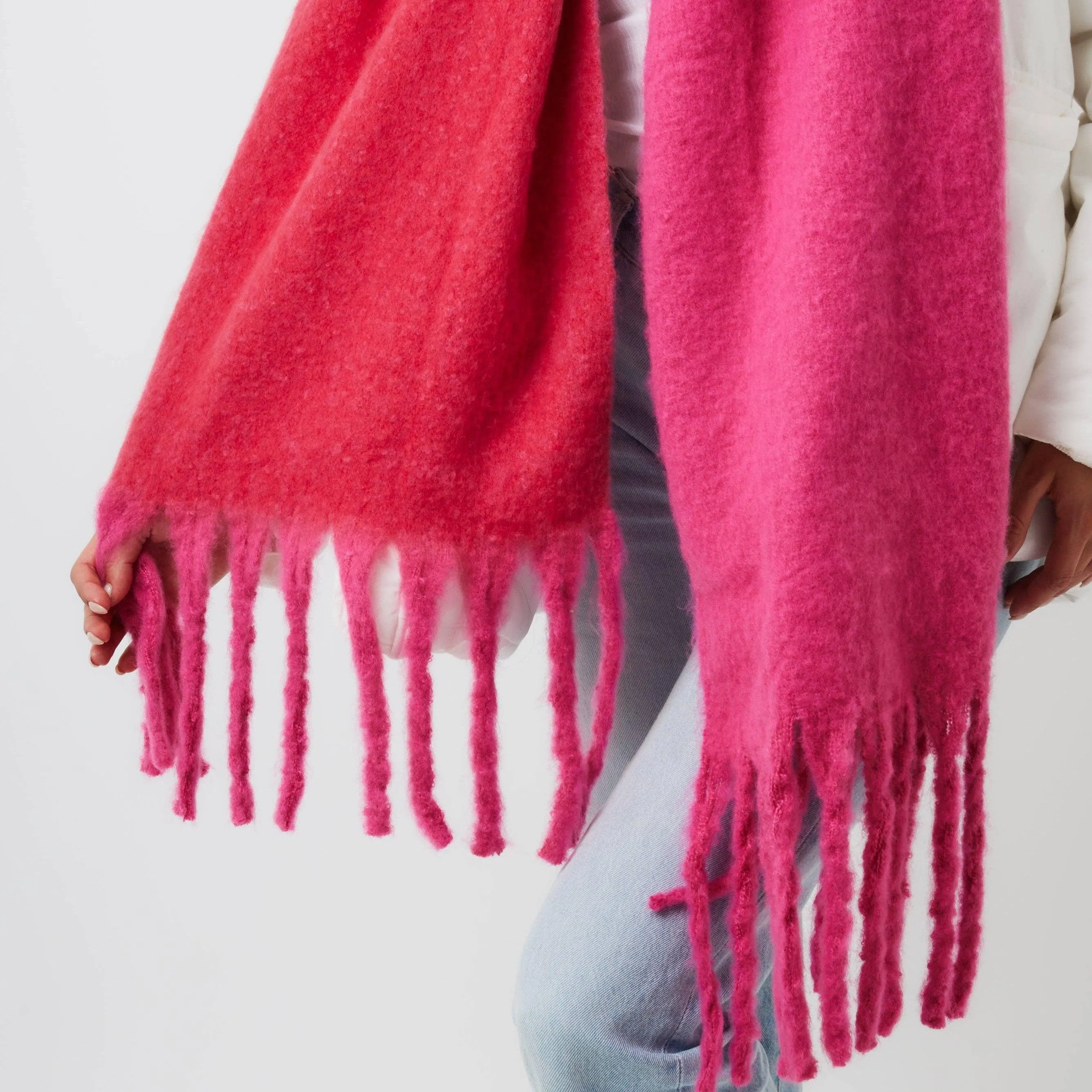 Chunky Scarf - Pink