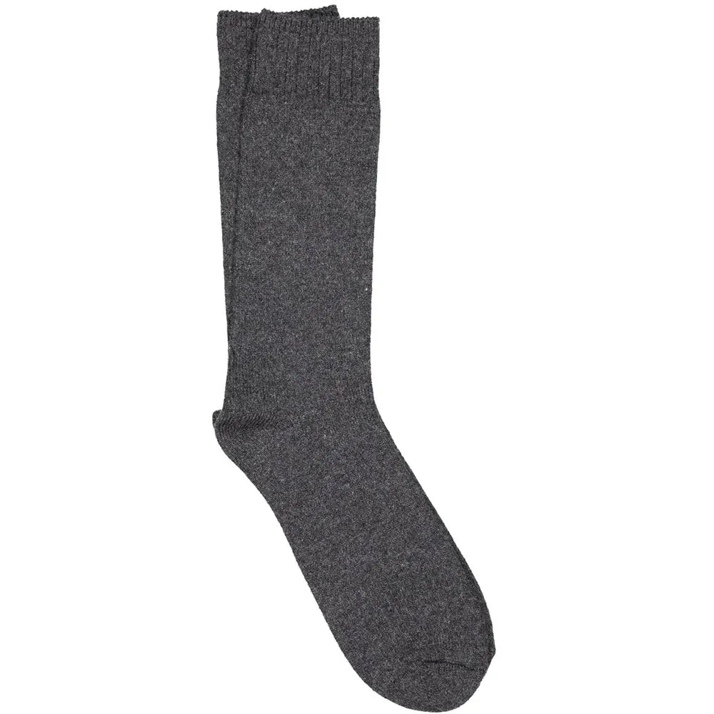 Cozy Cashmere Silk 2-Ply Jersey ﻿Crew Socks (5096)