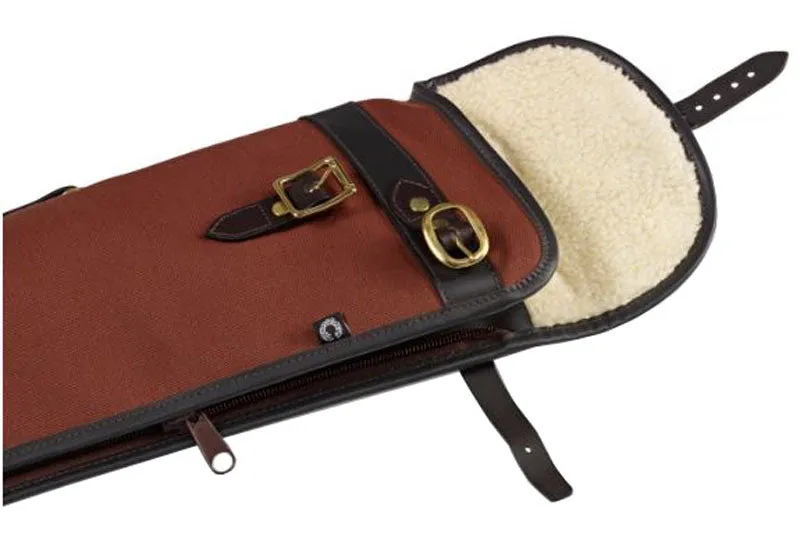 Croots-  Rosedale Canvas Shotgun Slip with Flap, Zip & Carry Handles