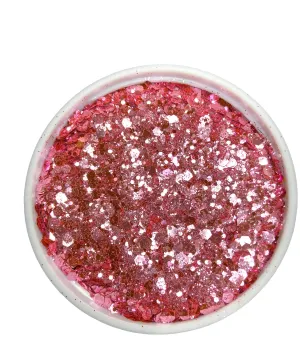 Double bubble chunky glitter mix