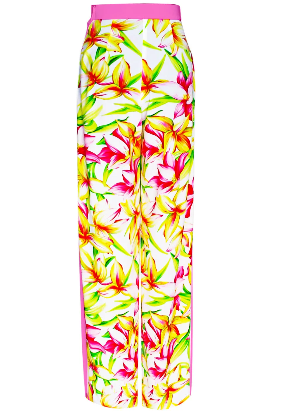 Euphoria - Floral Love Pants (Neon Pink)