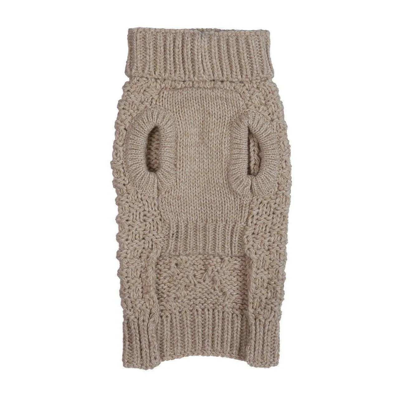 Fabdog | Super Chunky Dog Sweater Oatmeal