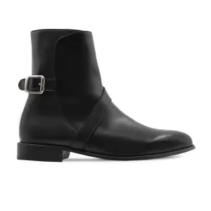 Gabor - Men's Black Calf Leather Jodhpur Boot