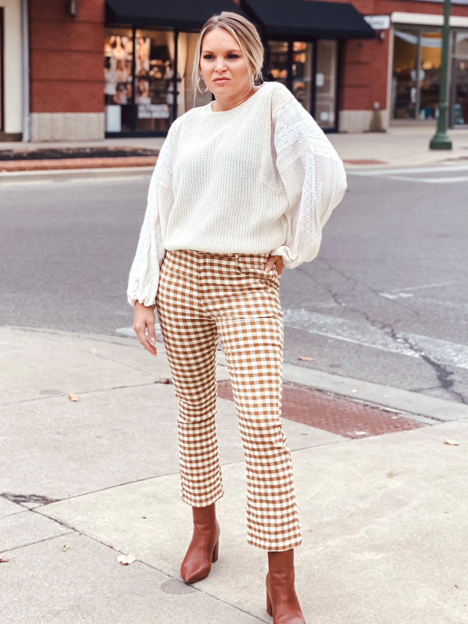 Giving Fall Textured Sweater