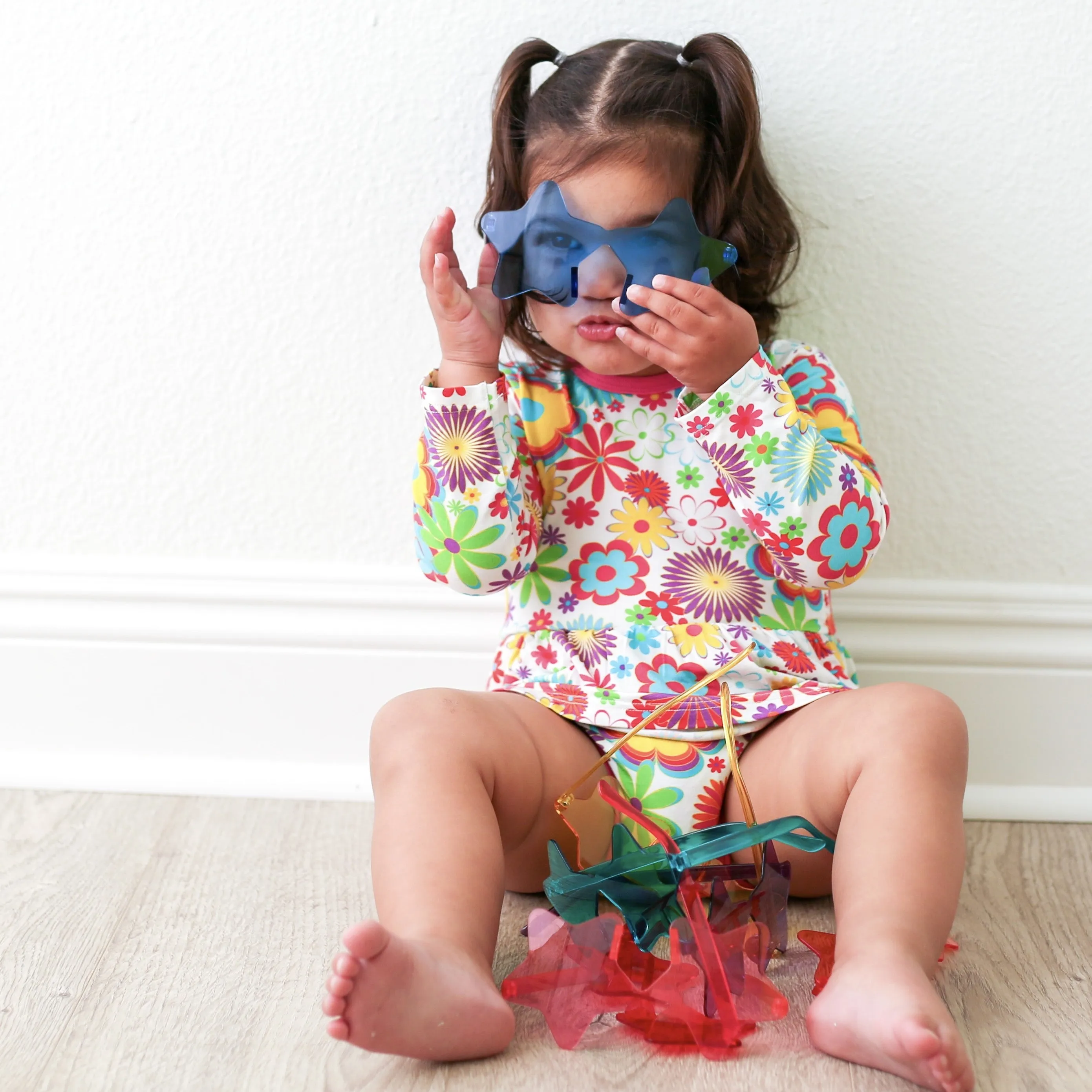 Groovy Bloom Bodysuit Dress