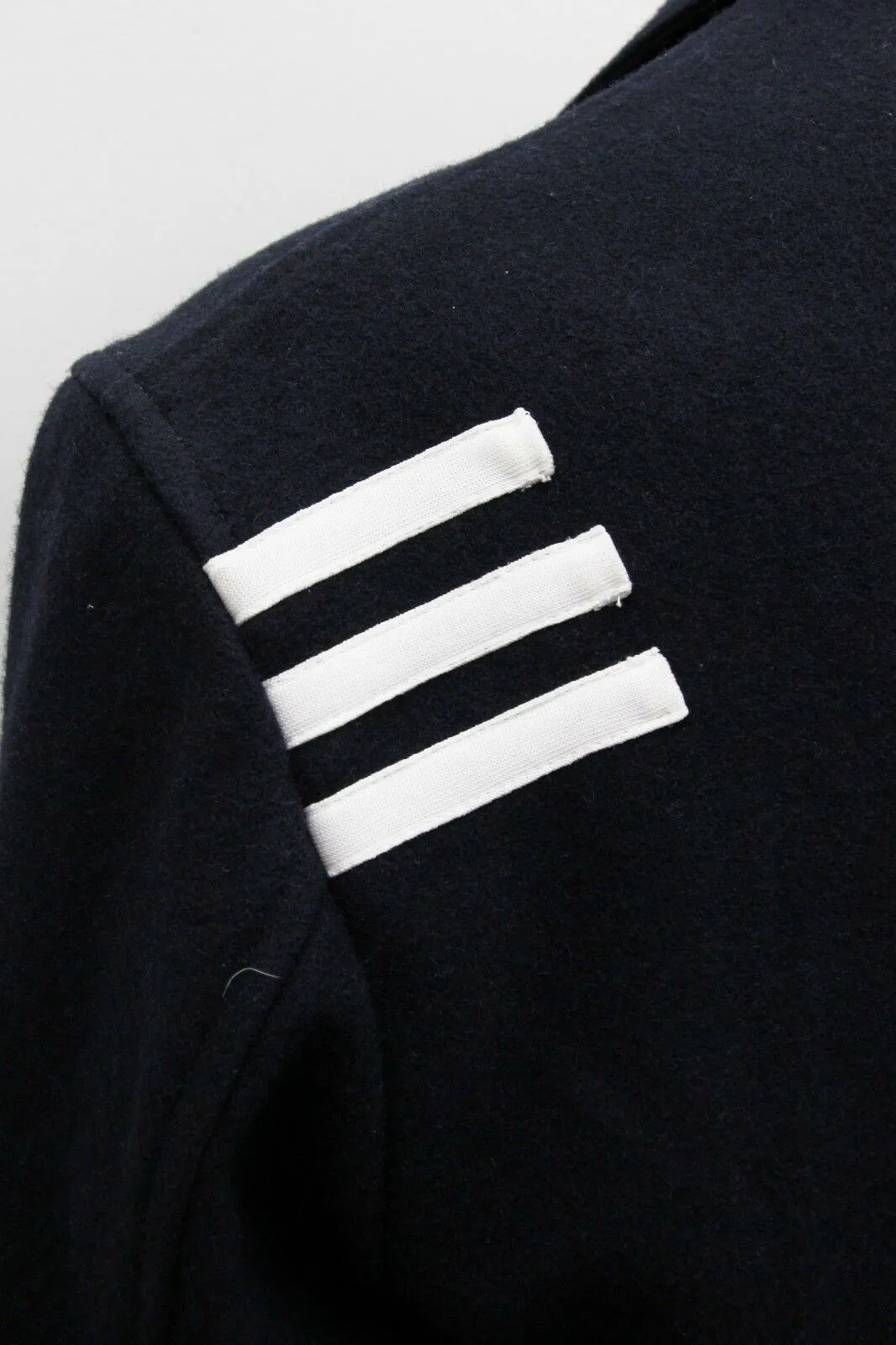 Heavy Navy Wool Peacoat Jacket