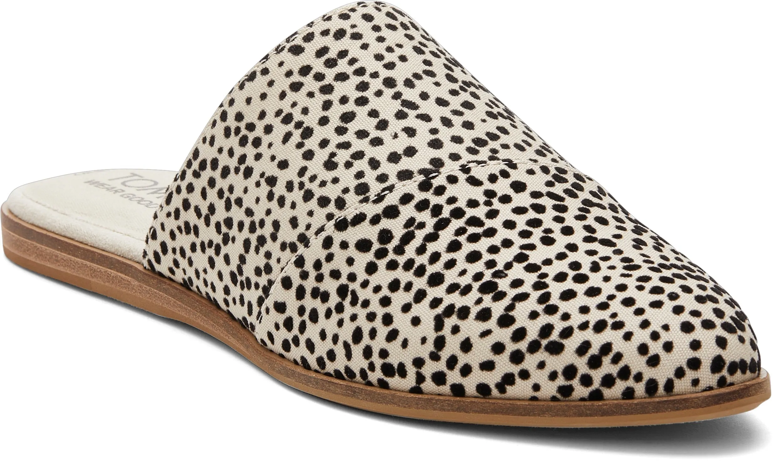 Jade Slip On Flat - Fog Flocked Mini Cheetah