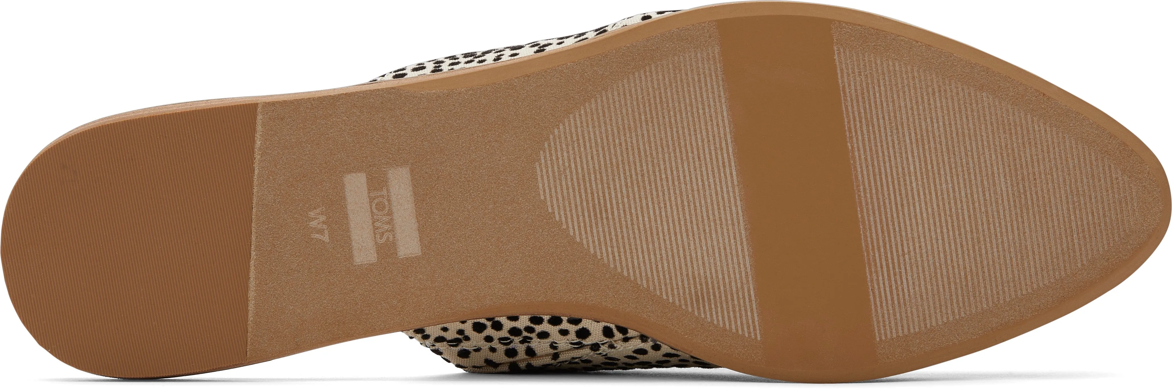 Jade Slip On Flat - Fog Flocked Mini Cheetah