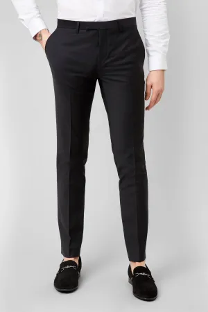 Kingdon Skinny Fit Black Dinner Trousers