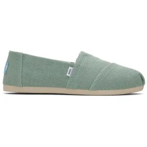 Light Green Heritage Canvas Slip On