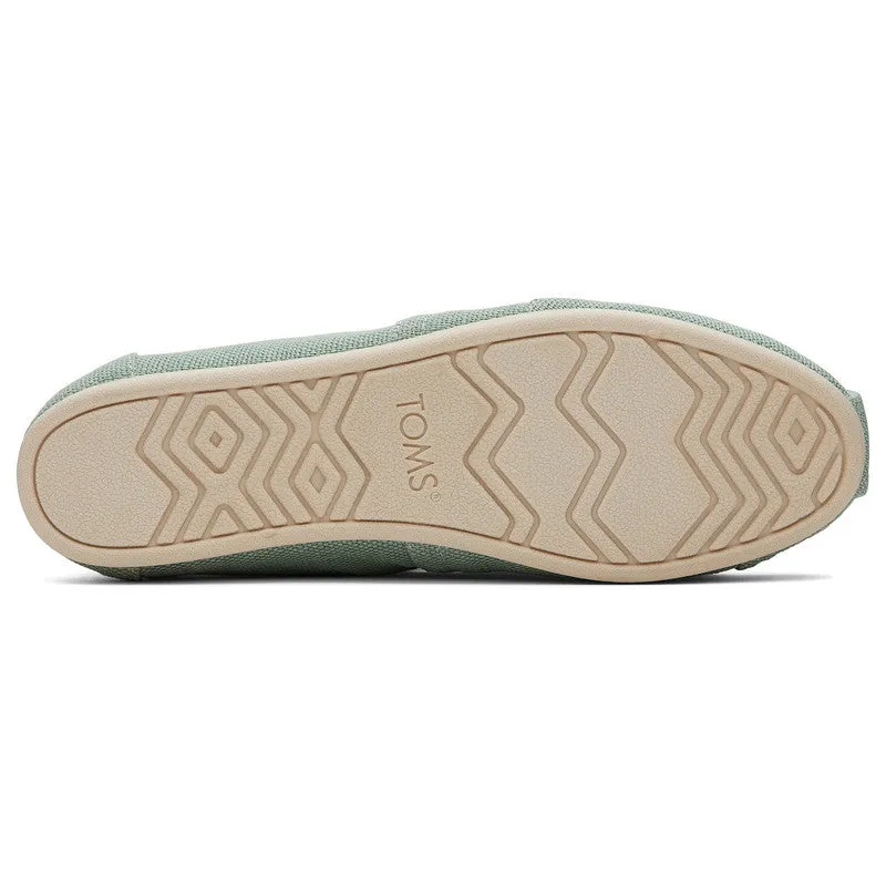 Light Green Heritage Canvas Slip On