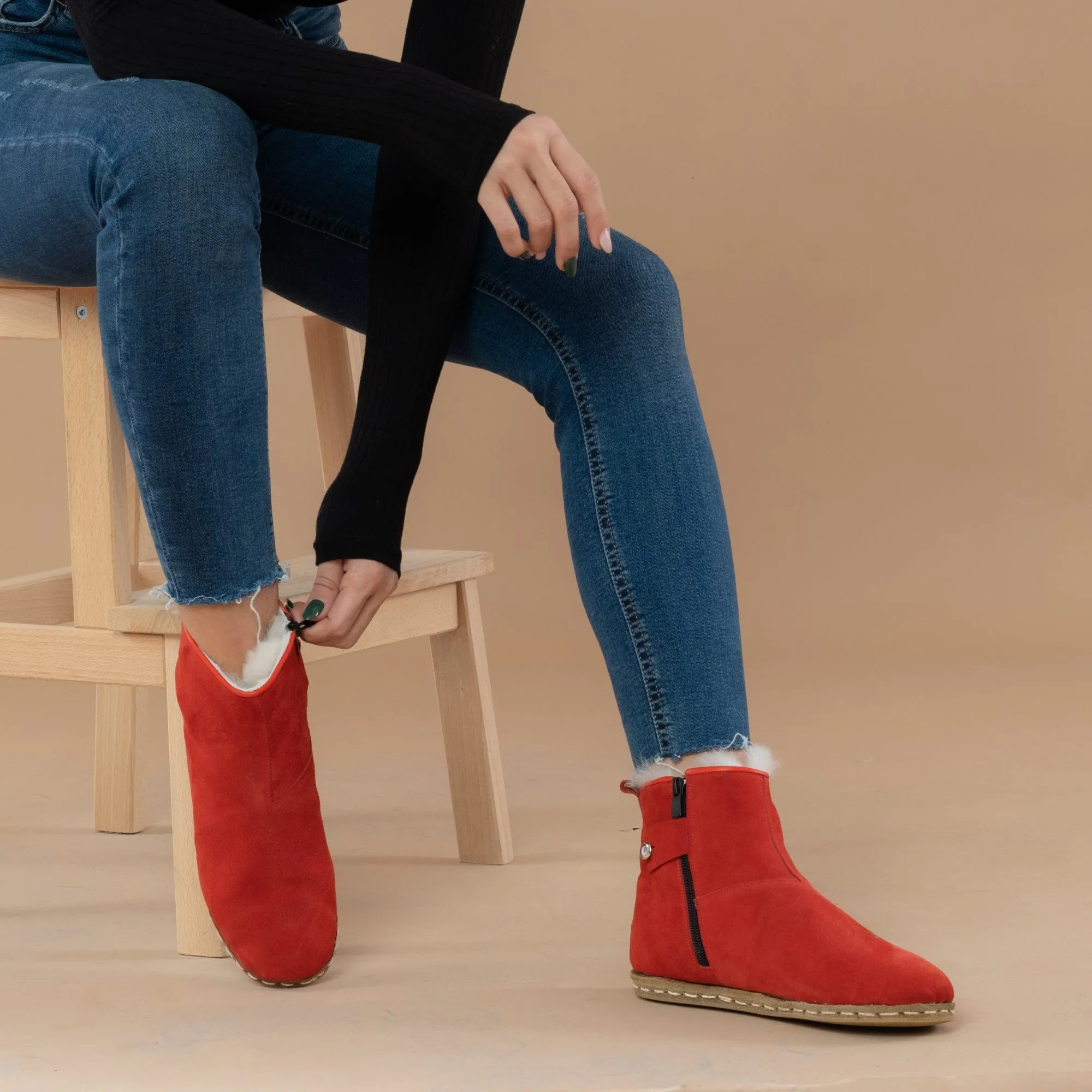 Men's Red Boots