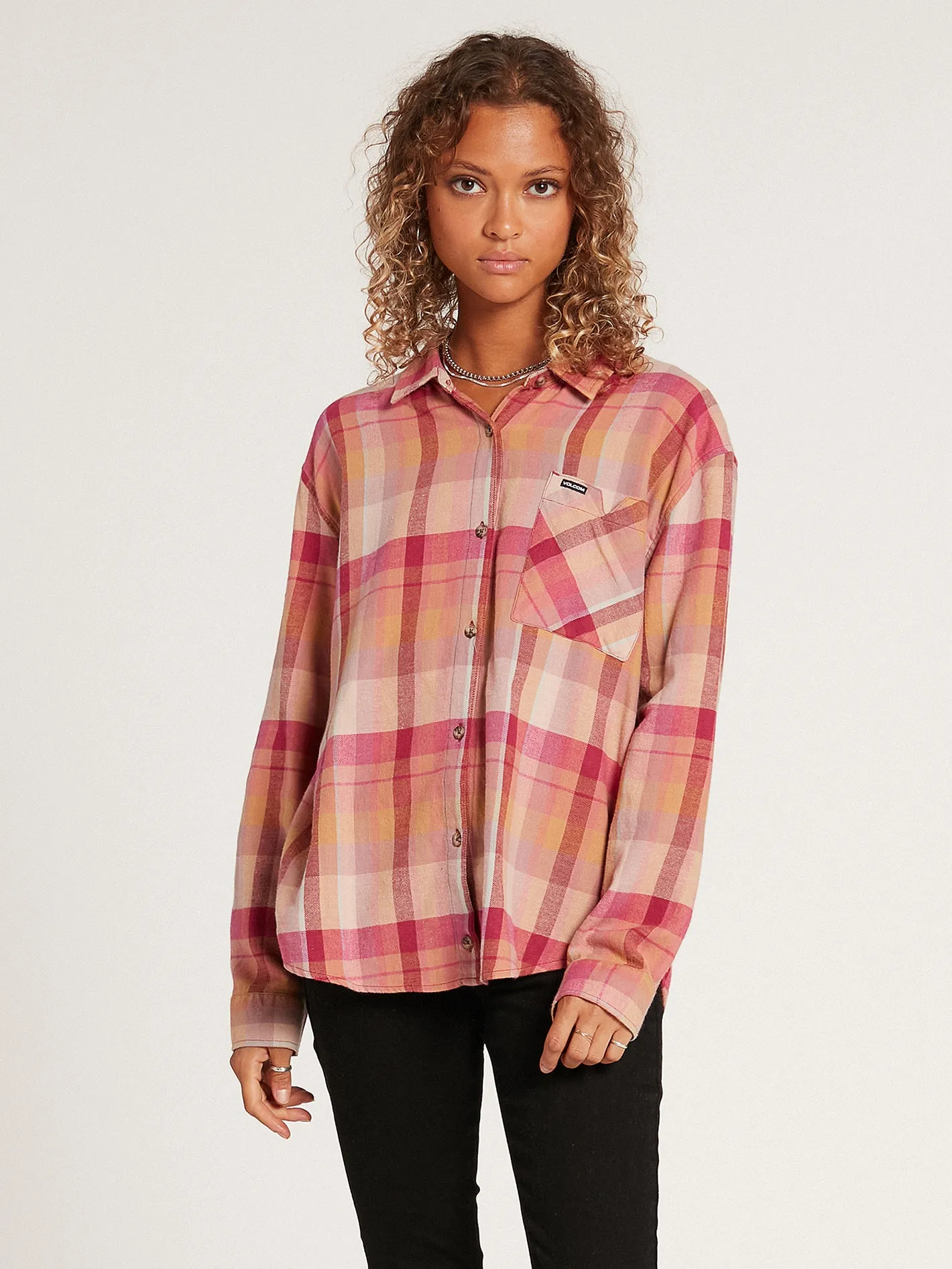 Plaid to Meet U Long Sleeve Flannel - Auburn