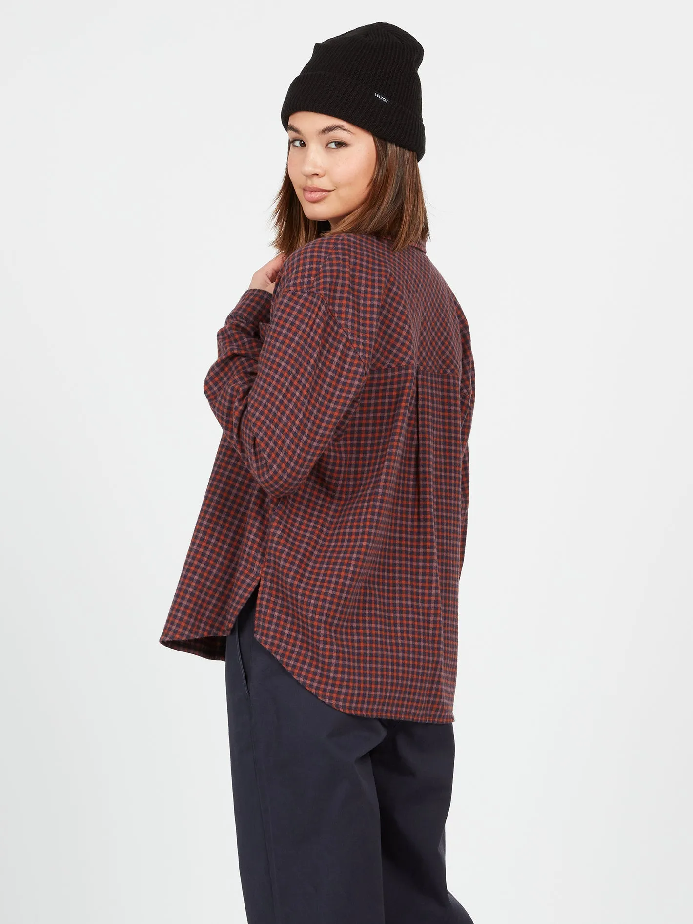 Plaid To Meet U Long Sleeve Flannel - Midnight Blue