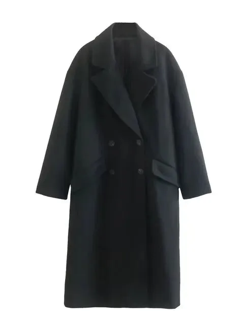 Pre Order:  Classic Double Breasted Oversized Coat