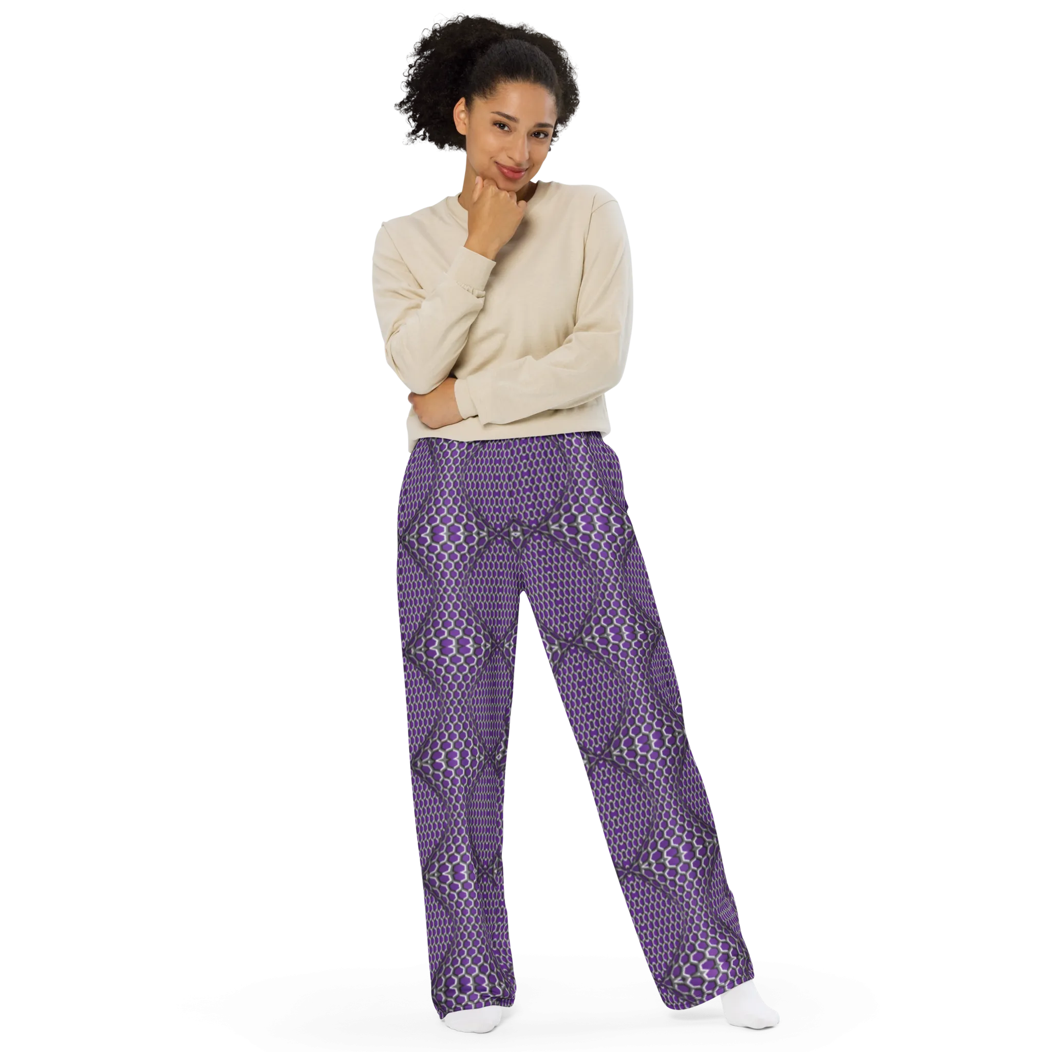 Recursia Illusions Game Women's Wide Leg Pants