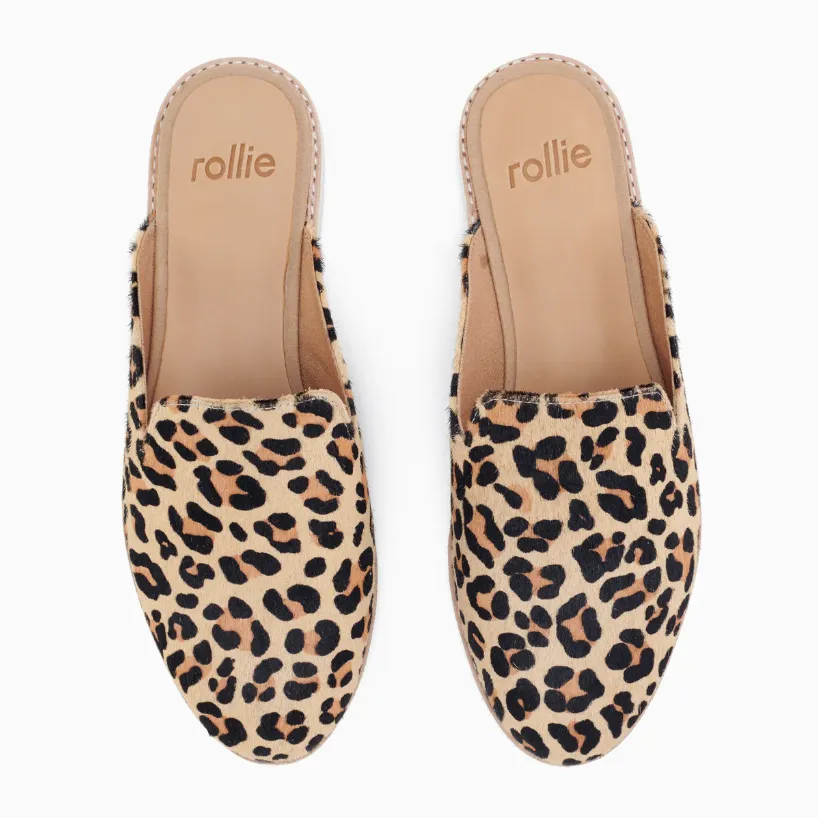 Rollie Derby Mule Camel Leopard