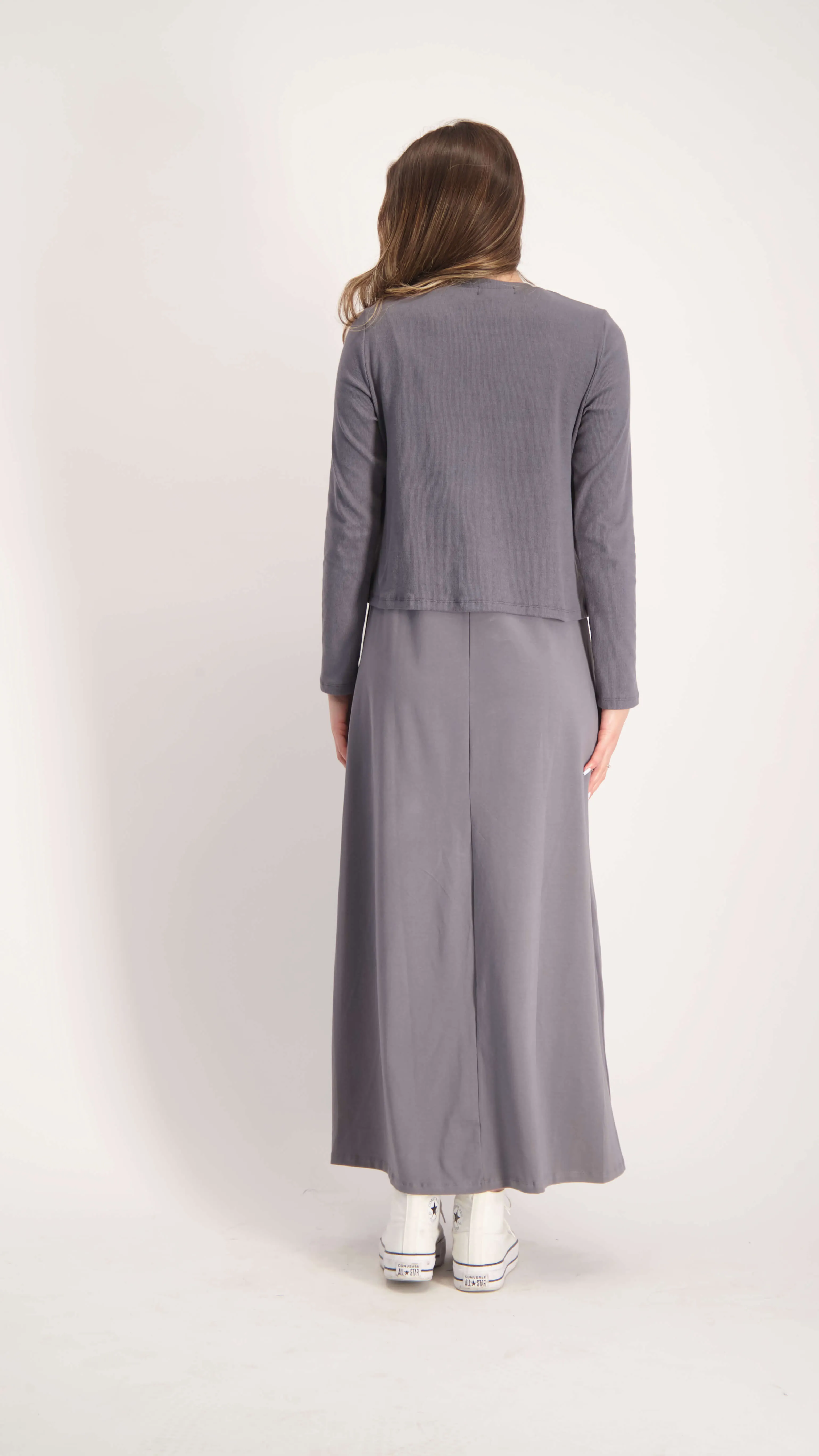 Sarafan Dress / Grey