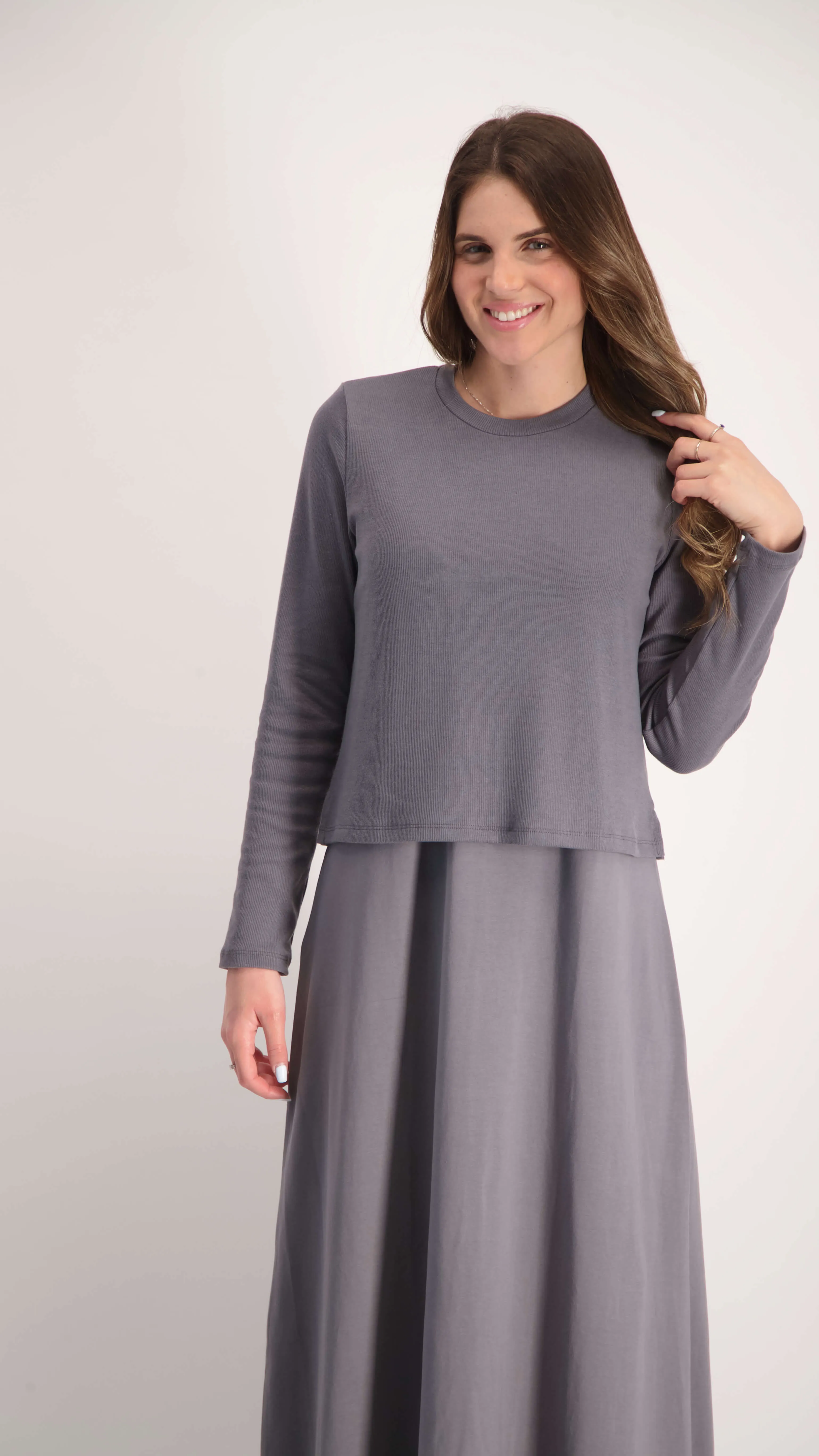 Sarafan Dress / Grey