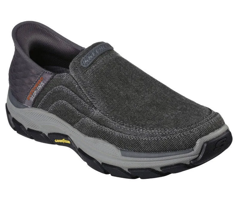 Skechers Mens Slip-ins Relaxed Fit Respected Holmgren Charcoal