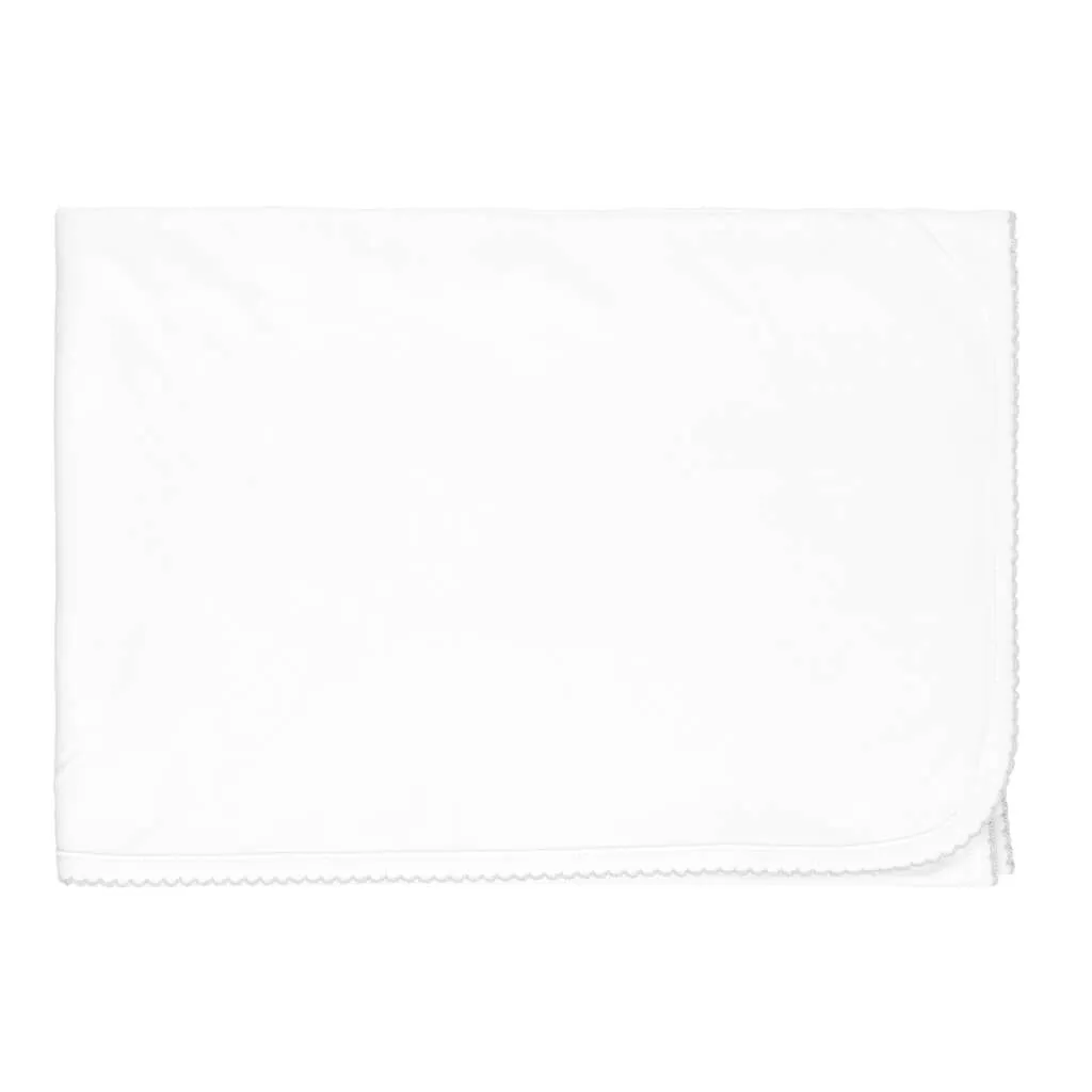 Solid Basic Blanket White/Grey