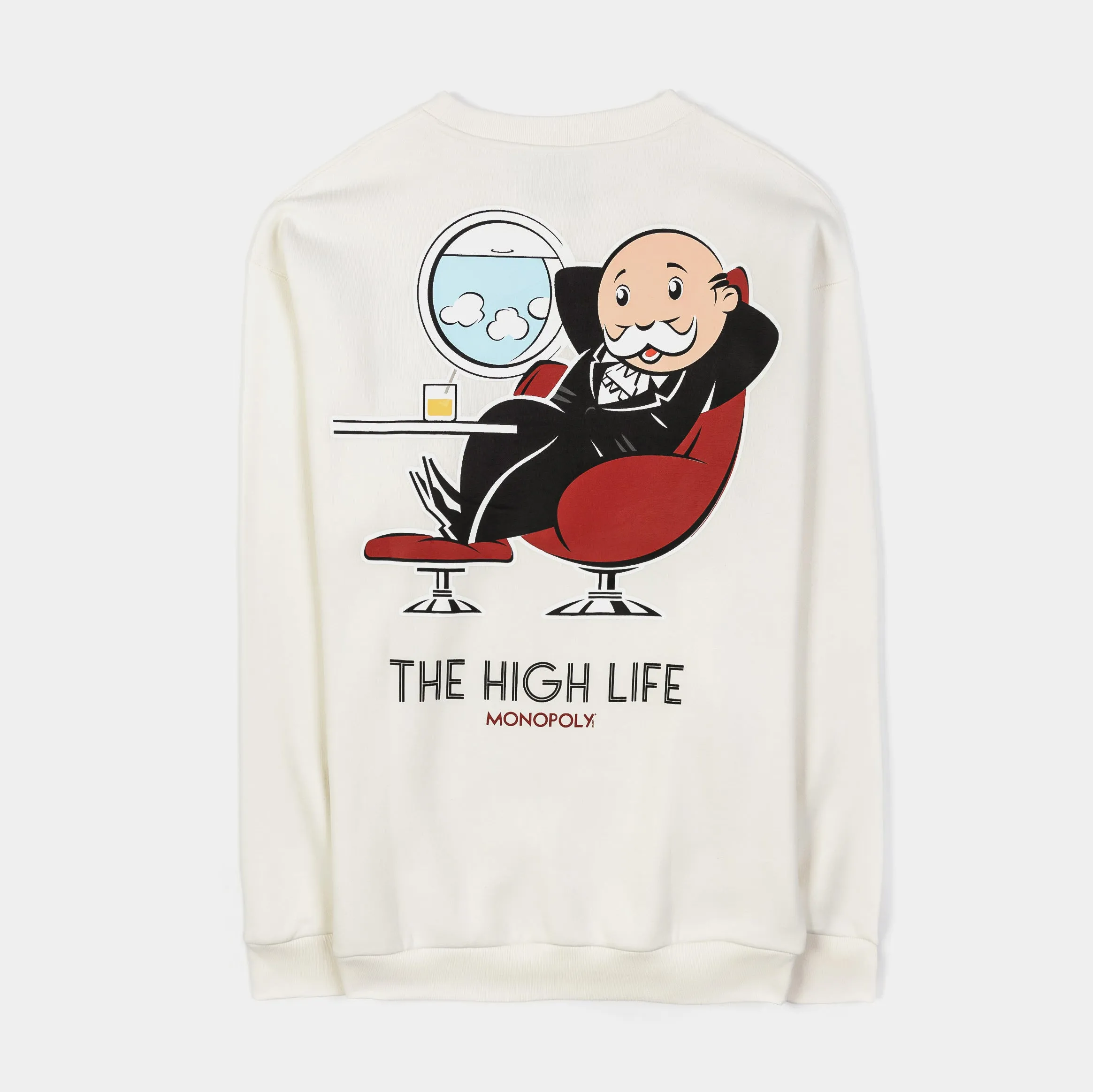 SP x Monopoly High Life Mens Crewneck (Beige/Green)