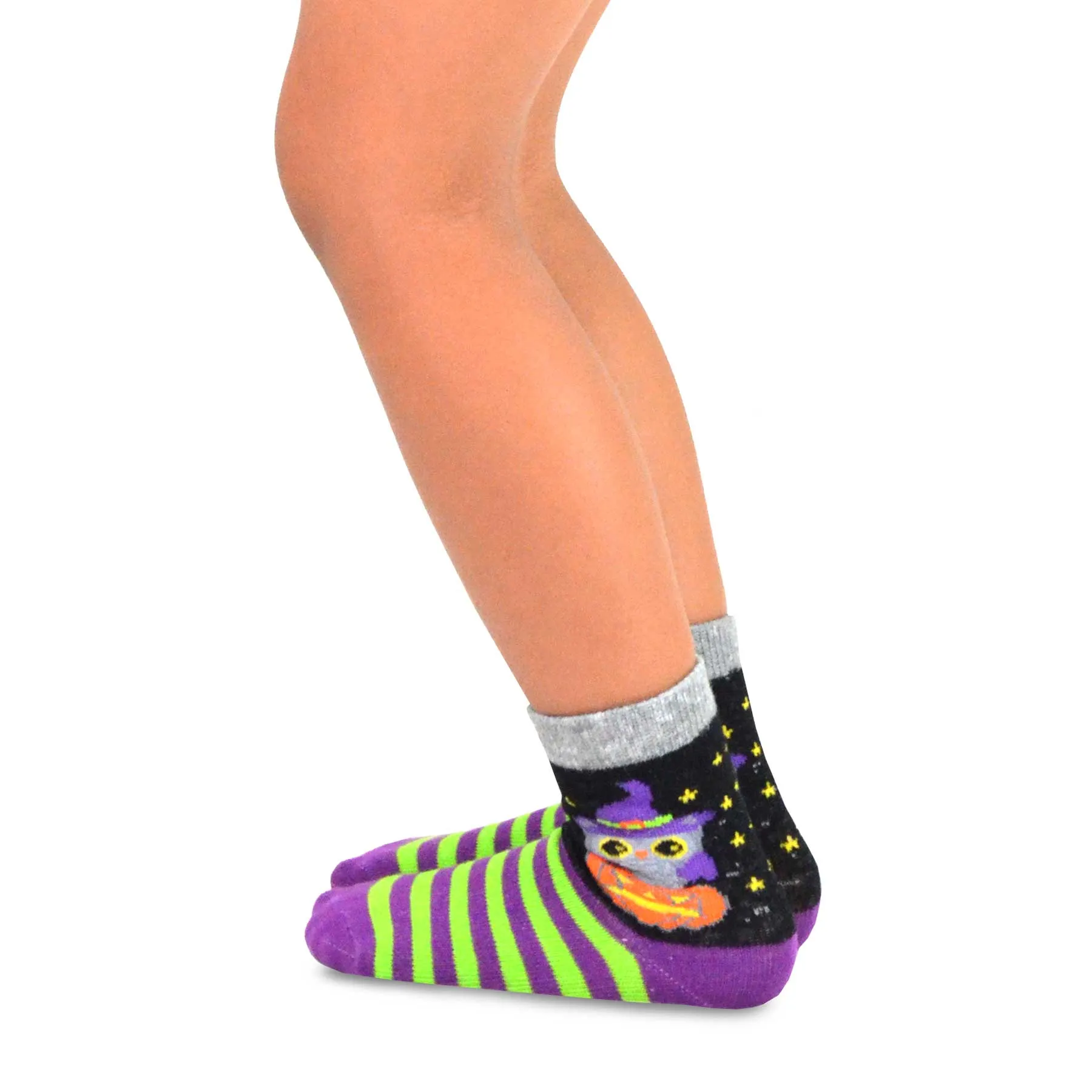 TeeHee Socks Kid's Halloween Cotton Short Crew Assorted 3-Pack (70910)