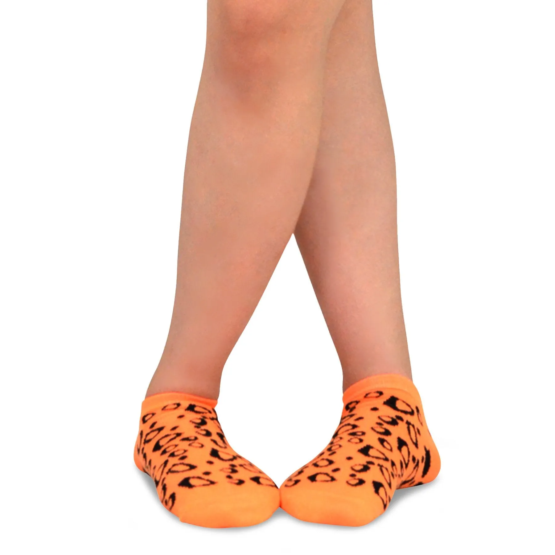 TeeHee Socks Women's Causal Acrylic No Show Neon Animal Printed 12-Pack (10220)