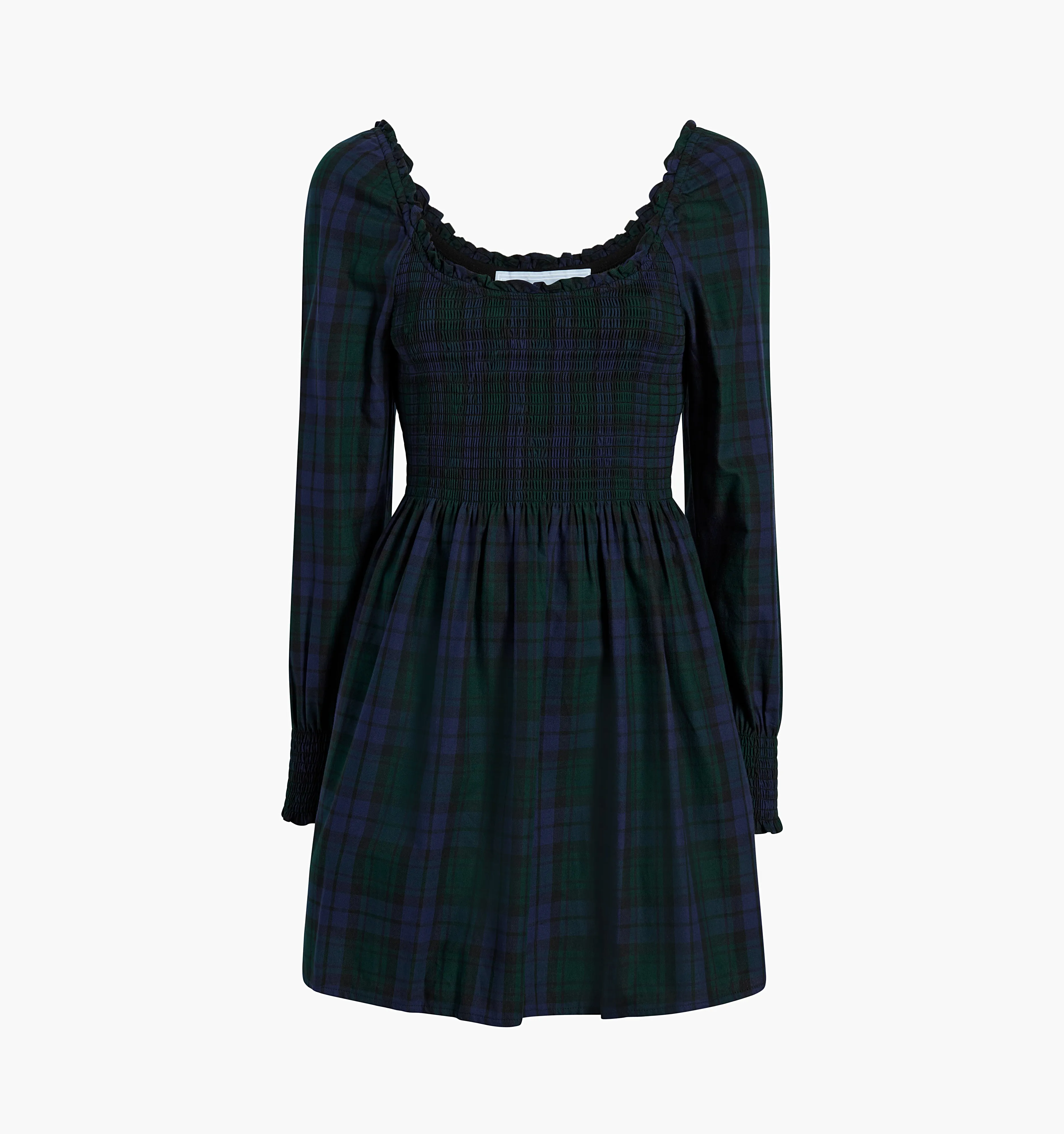 The Norah Nap Dress - Blackwatch Tartan