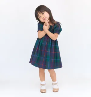 The Tiny Athena Nap Dress - Midnight Tartan