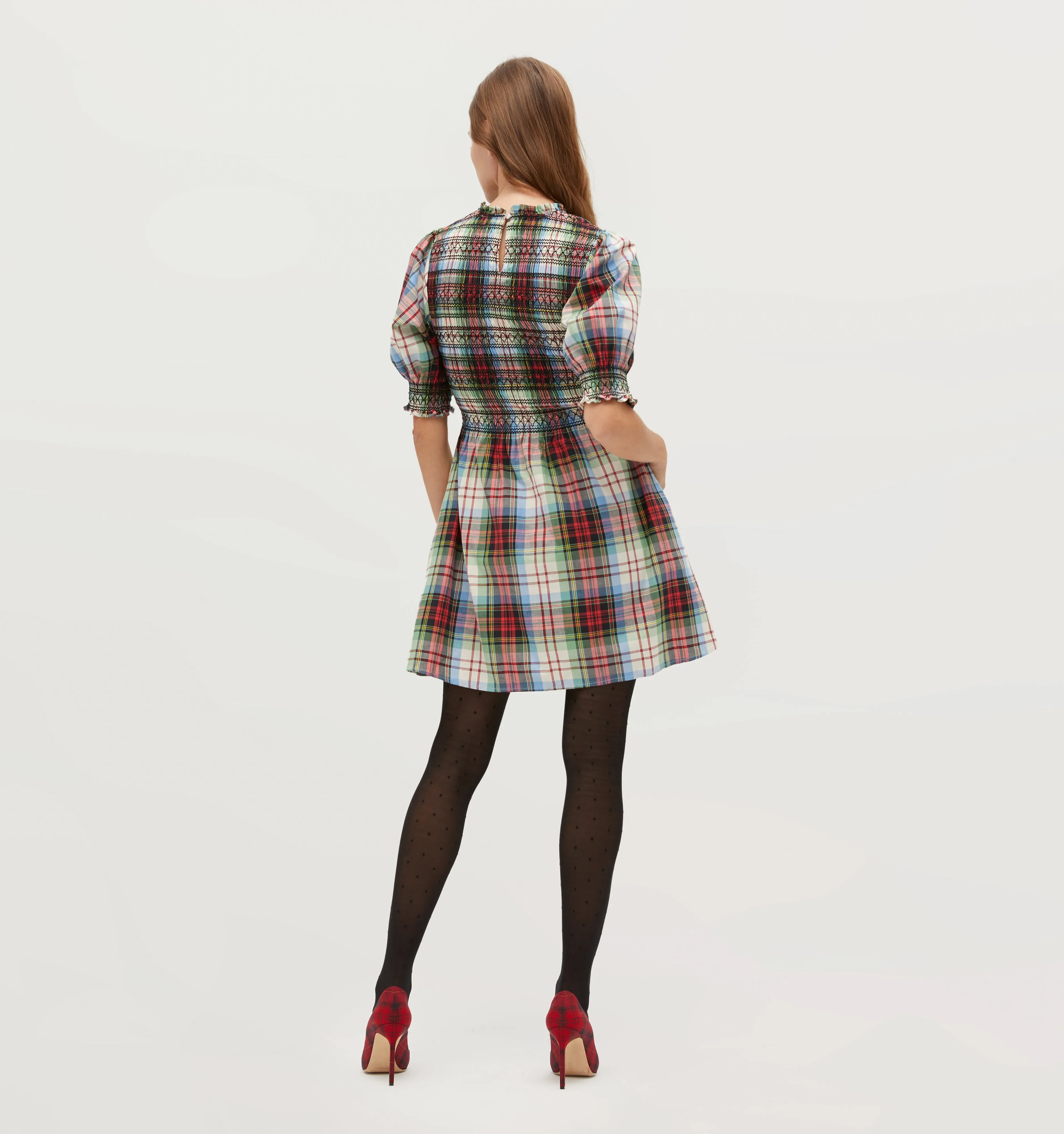 The Vivi Nap Dress - Multi Tartan