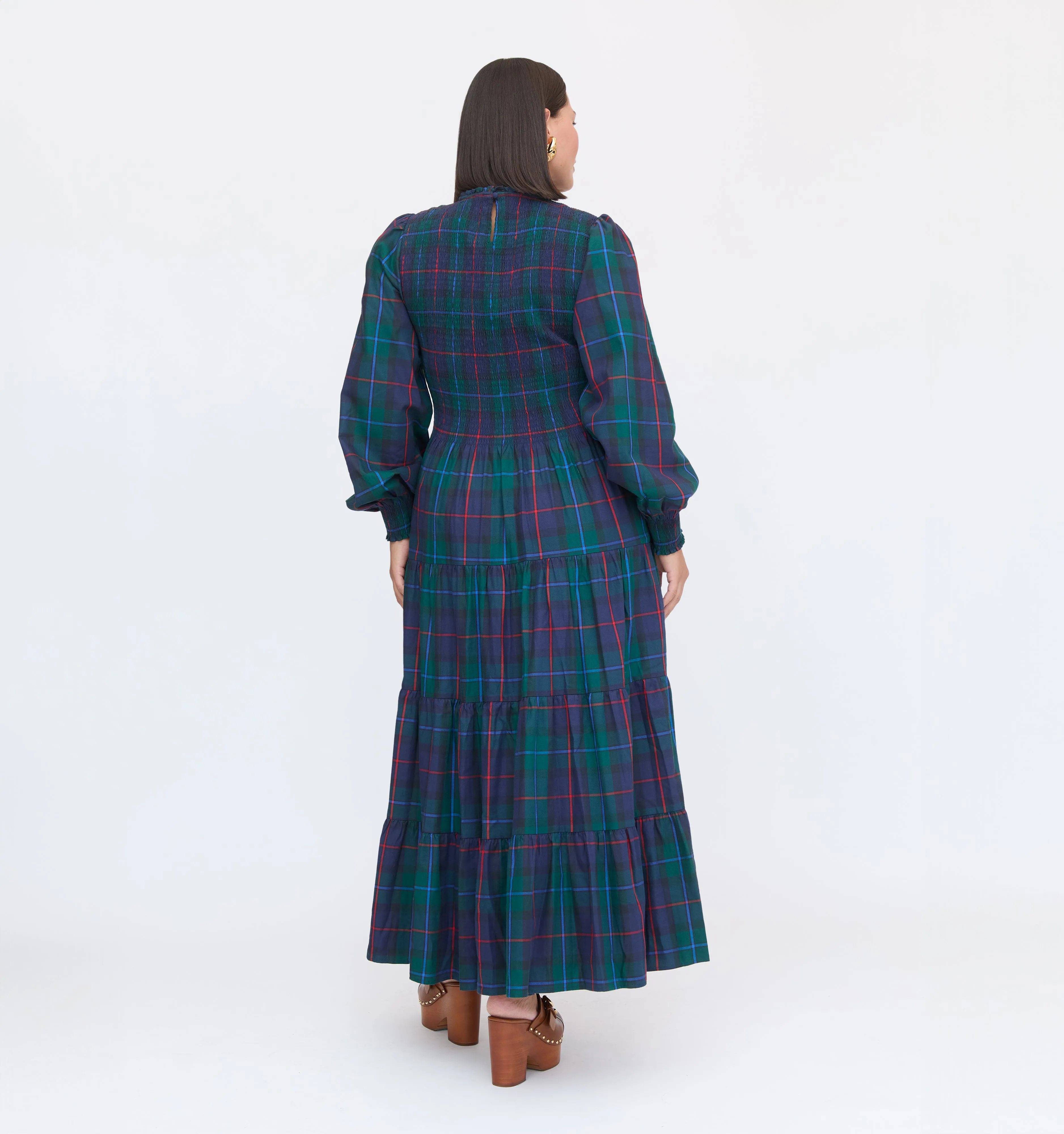 The Viviana Nap Dress - Midnight Tartan