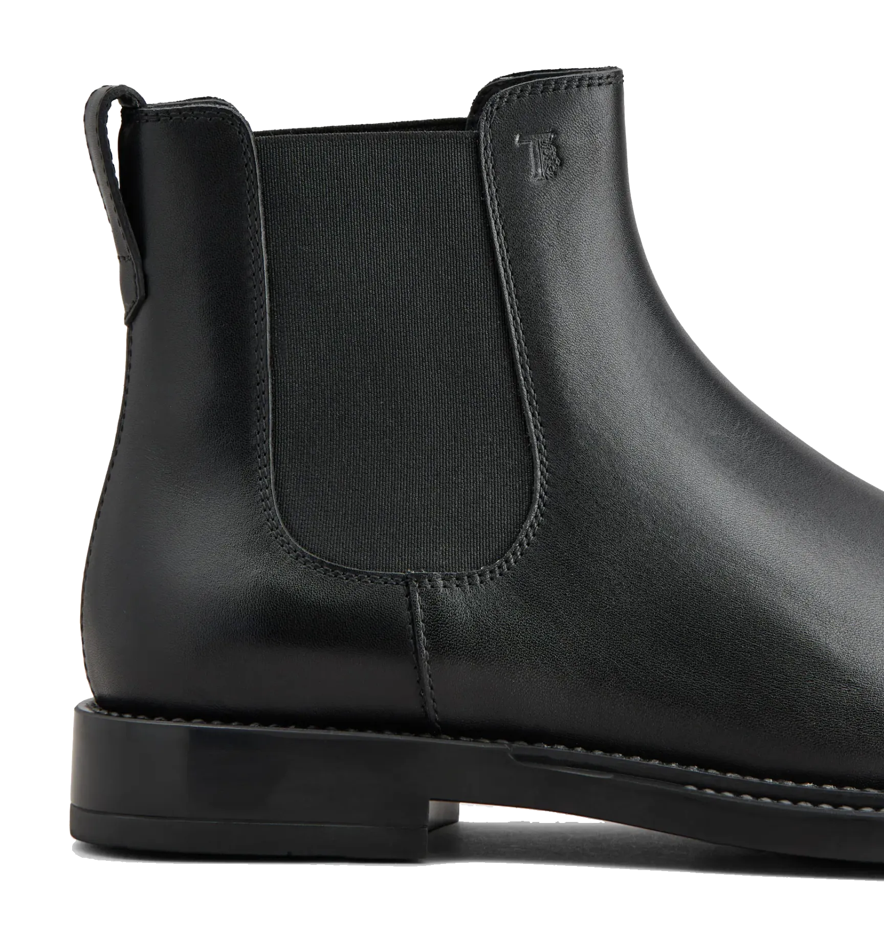 TOD'S ANKLE BOOTS LEATHER BLACK